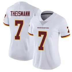 Women's Joe Theismann Washington Commanders No.7 Limited Vapor Untouchable Jersey - White