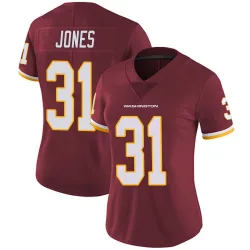 Women's Jonathan Jones Washington Commanders No.31 Limited Burgundy Team Color Vapor Untouchable Jersey