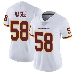 Women's Jordan Magee Washington Commanders No.58 Limited Vapor Untouchable Jersey - White