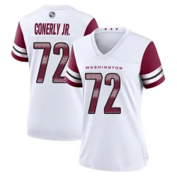 Women's Josh Conerly Jr. Washington Commanders No.72 Game Jersey - White