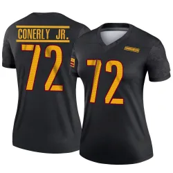 Women's Josh Conerly Jr. Washington Commanders No.72 Legend Alternate Jersey - Black