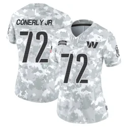 Women's Josh Conerly Jr. Washington Commanders No.72 Limited 2024 Salute to Service Jersey - Arctic Camo