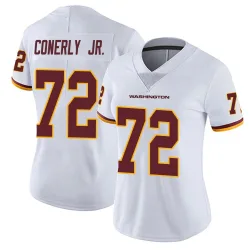 Women's Josh Conerly Jr. Washington Commanders No.72 Limited Vapor Untouchable Jersey - White