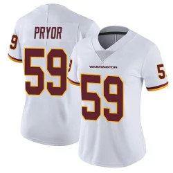 Women's Joshua Pryor Washington Commanders No.59 Limited Vapor Untouchable Jersey - White