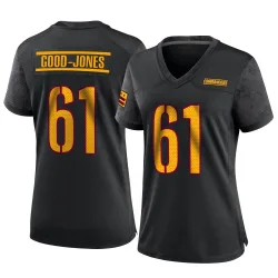 Women's Julian Good-Jones Washington Commanders No.61 Game Alternate Jersey - Black