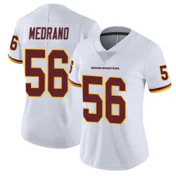 Women's Kain Medrano Washington Commanders No.56 Limited Vapor Untouchable Jersey - White