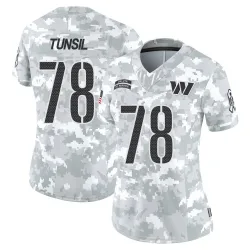 Women's Laremy Tunsil Washington Commanders No.78 Limited 2024 Salute to Service Jersey - Arctic Camo