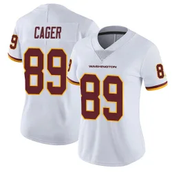 Women's Lawrence Cager Washington Commanders No.89 Limited Vapor Untouchable Jersey - White