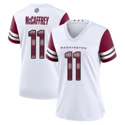 Women's Luke McCaffrey Washington Commanders No.11 Game Jersey - White