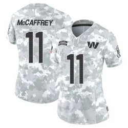 Women's Luke McCaffrey Washington Commanders No.11 Limited 2024 Salute to Service Jersey - Arctic Camo