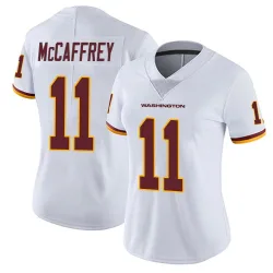 Women's Luke McCaffrey Washington Commanders No.11 Limited Vapor Untouchable Jersey - White