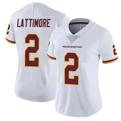 Women's Marshon Lattimore Washington Commanders No.2 Limited Vapor Untouchable Jersey - White
