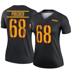 Women's Max Pircher Washington Commanders No.68 Legend Alternate Jersey - Black