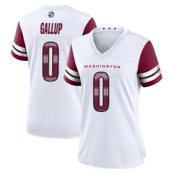 Women's Michael Gallup Washington Commanders No.0 Game Jersey - White