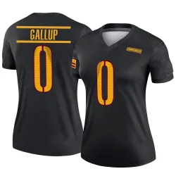 Women's Michael Gallup Washington Commanders No.0 Legend Alternate Jersey - Black