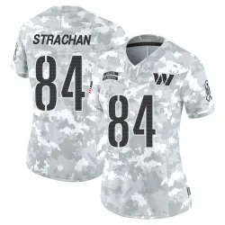 Women's Mike Strachan Washington Commanders No.84 Limited 2024 Salute to Service Jersey - Arctic Camo