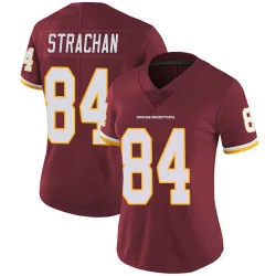 Women's Mike Strachan Washington Commanders No.84 Limited Burgundy Team Color Vapor Untouchable Jersey
