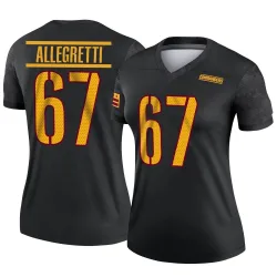 Women's Nick Allegretti Washington Commanders No.67 Legend Alternate Jersey - Black