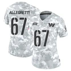 Women's Nick Allegretti Washington Commanders No.67 Limited 2024 Salute to Service Jersey - Arctic Camo