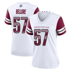 Women's Nick Bellore Washington Commanders No.57 Game Jersey - White