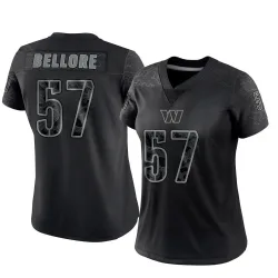 Women's Nick Bellore Washington Commanders No.57 Limited Reflective Jersey - Black