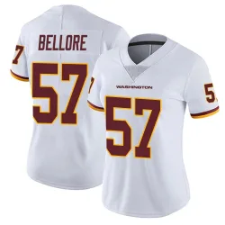 Women's Nick Bellore Washington Commanders No.57 Limited Vapor Untouchable Jersey - White