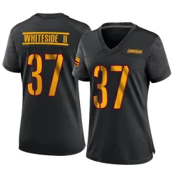 Women's Nick Whiteside II Washington Commanders No.37 Game Alternate Jersey - Black