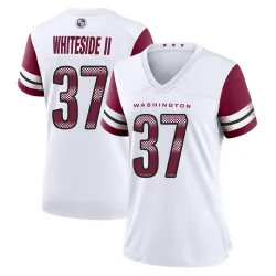 Women's Nick Whiteside II Washington Commanders No.37 Game Jersey - White