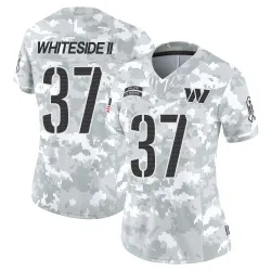 Women's Nick Whiteside II Washington Commanders No.37 Limited 2024 Salute to Service Jersey - Arctic Camo