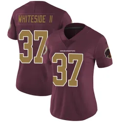 Women's Nick Whiteside II Washington Commanders No.37 Limited Burgundy Alternate Vapor Untouchable Jersey