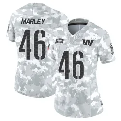 Women's Nico Marley Washington Commanders No.46 Limited 2024 Salute to Service Jersey - Arctic Camo