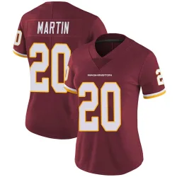 Women's Quan Martin Washington Commanders No.20 Limited Burgundy Team Color Vapor Untouchable Jersey