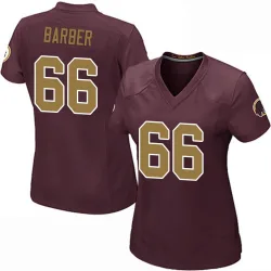 Women's Ricky Barber Washington Commanders No.66 Game Burgundy Alternate Jersey