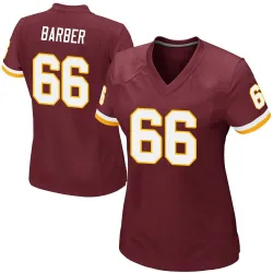 Women's Ricky Barber Washington Commanders No.66 Game Burgundy Team Color Jersey