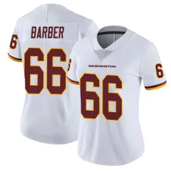 Women's Ricky Barber Washington Commanders No.66 Limited Vapor Untouchable Jersey - White
