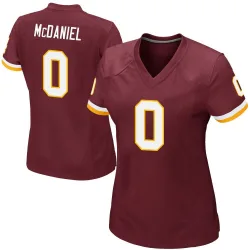 Women's Robert McDaniel Washington Commanders No.0 Game Burgundy Team Color Jersey
