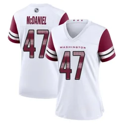 Women's Robert McDaniel Washington Commanders No.47 Game Jersey - White