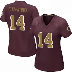 Women's Ryan Fitzpatrick Washington Commanders No.14 Game Burgundy Alternate Jersey