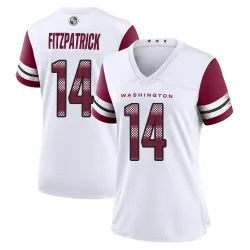 Women's Ryan Fitzpatrick Washington Commanders No.14 Game Jersey - White