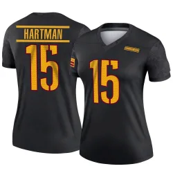 Women's Sam Hartman Washington Commanders No.15 Legend Alternate Jersey - Black