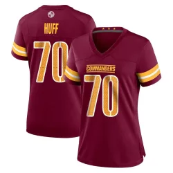 Women's Sam Huff Washington Commanders No.70 Game Burgundy Jersey