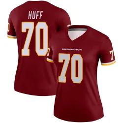 Women's Sam Huff Washington Commanders No.70 Legend Burgundy Jersey