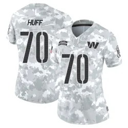 Women's Sam Huff Washington Commanders No.70 Limited 2024 Salute to Service Jersey - Arctic Camo