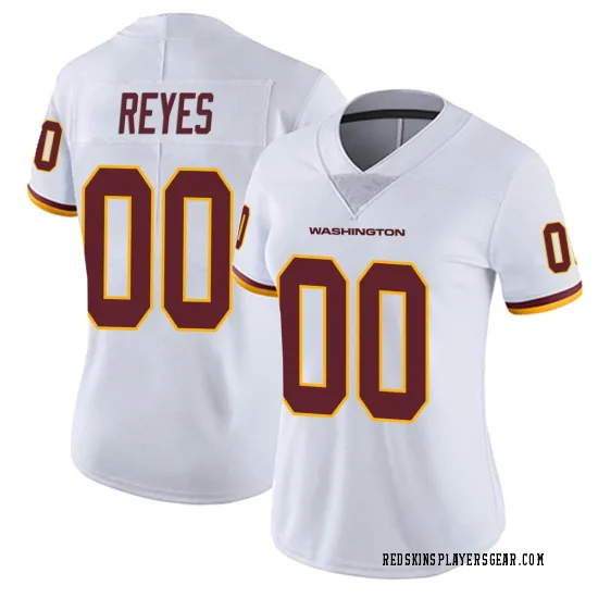 Women S Sammis Reyes Washington Football Team No 00 Limited Vapor Untouchable Jersey White