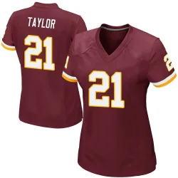 Women's Sean Taylor Washington Commanders No.21 Game Burgundy Team Color Jersey
