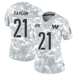 Women's Sean Taylor Washington Commanders No.21 Limited 2024 Salute to Service Jersey - Arctic Camo