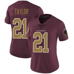 Women's Sean Taylor Washington Commanders No.21 Limited Burgundy Alternate Vapor Untouchable Jersey