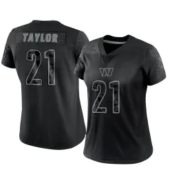 Women's Sean Taylor Washington Commanders No.21 Limited Reflective Jersey - Black