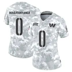 Women's T.J. Maguranyanga Washington Commanders No.0 Limited 2024 Salute to Service Jersey - Arctic Camo