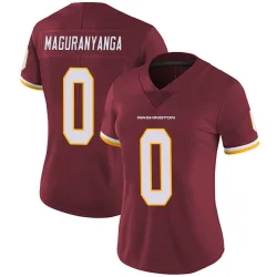 Women's T.J. Maguranyanga Washington Commanders No.0 Limited Burgundy Team Color Vapor Untouchable Jersey